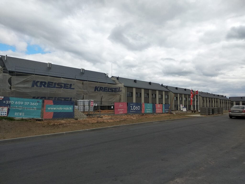 Nok Nok Home (Pilkalnio g. 4) - Row housing - construction photos