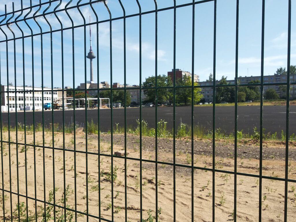 Ryto gimnazijos stadionas (Dariaus Gerbutavičiaus g. 9) - Sporta būve - būvdarbu attēli