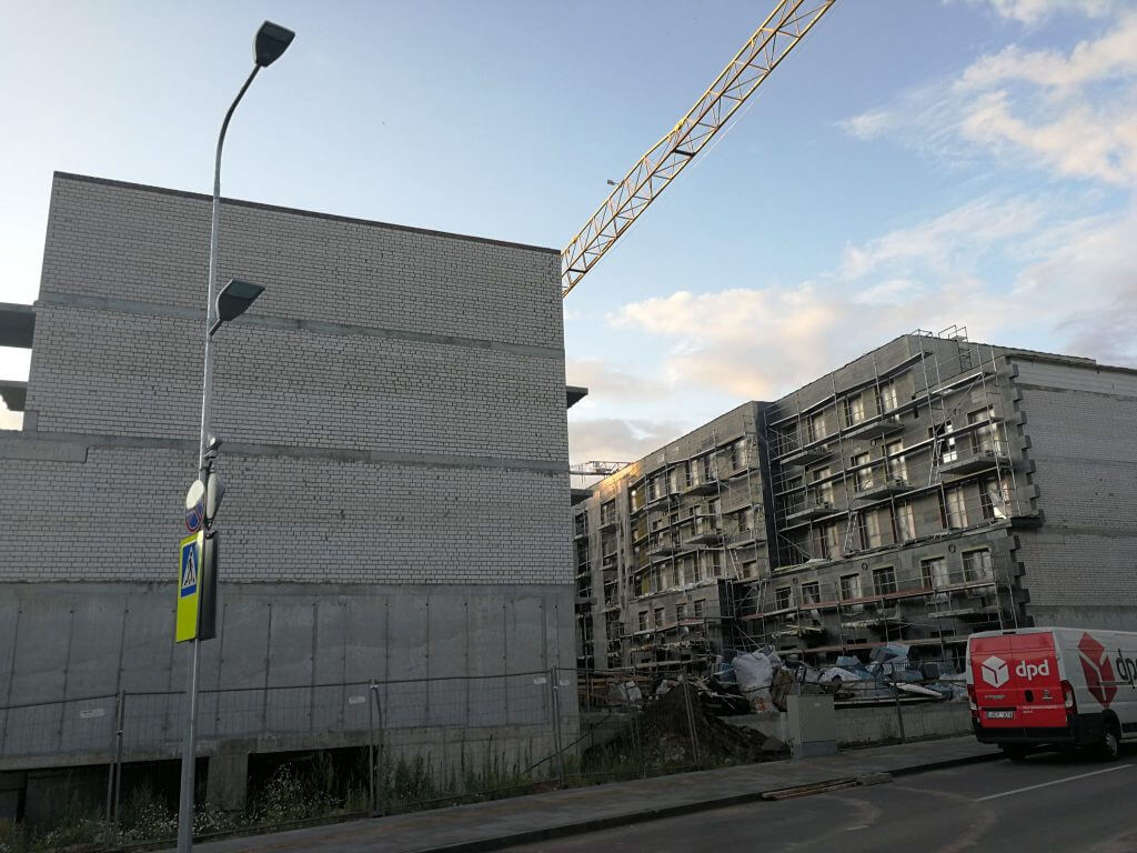 Ozo kvartetas (Jurgio Lebedžio g. 9) - Multi apartment - construction photos