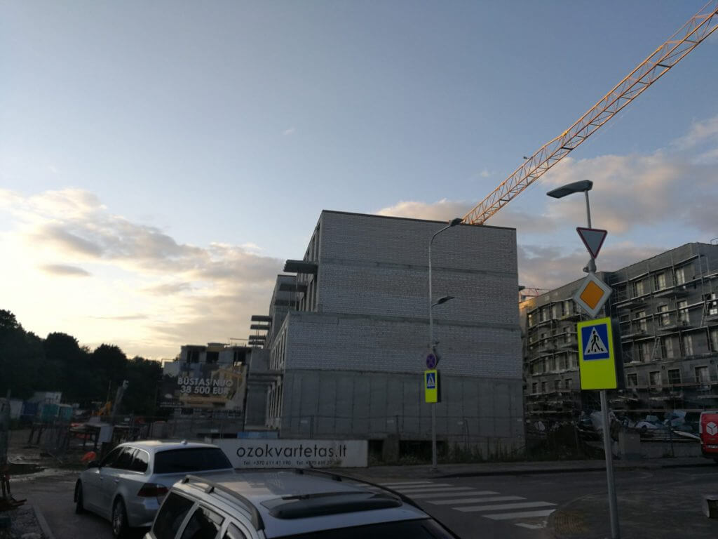Ozo kvartetas (Jurgio Lebedžio g. 9) - Multi apartment - construction photos