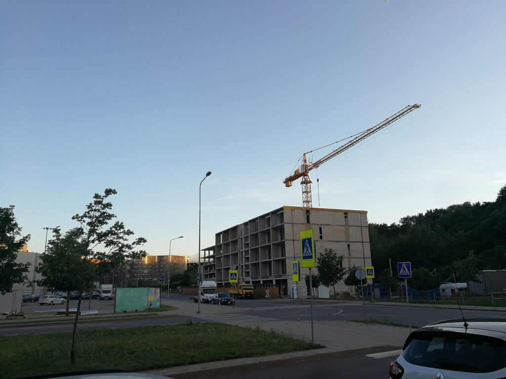 Ozo svečių namai (Jeronimo Ralio g. 6) - Viesnīca - būvdarbu attēli