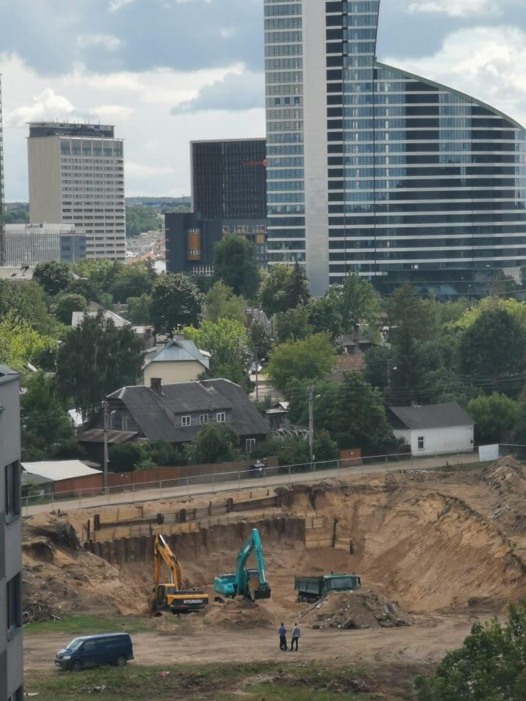 K17 (Kernavės g. 15, 17) - Multi apartment - construction photos