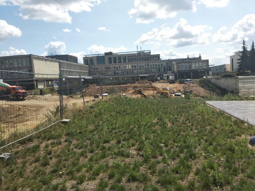 Artery (Konstitucijos pr. 18B) - Biroju centrs - būvdarbu attēli