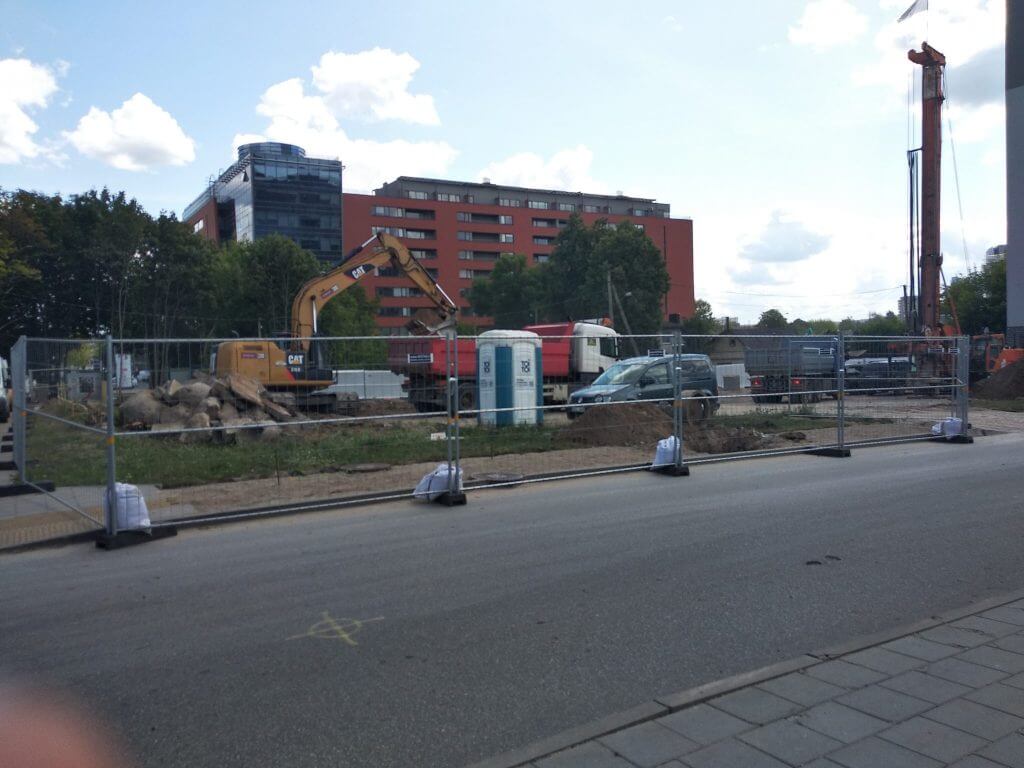 Žalgirio 94 (Žalgirio g. 94) - Office center - construction photos