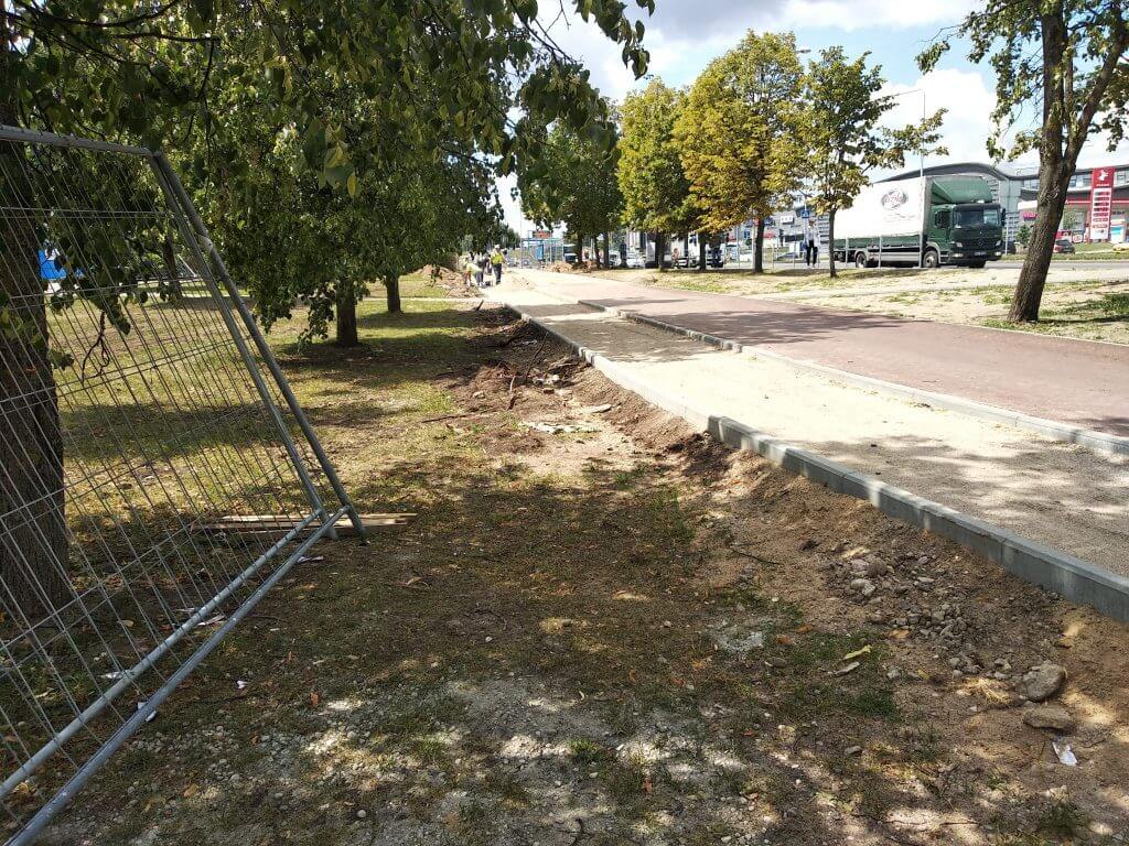 Neries senvagės slėnis (Linkmenų g.) - Bike path, Park - construction photos