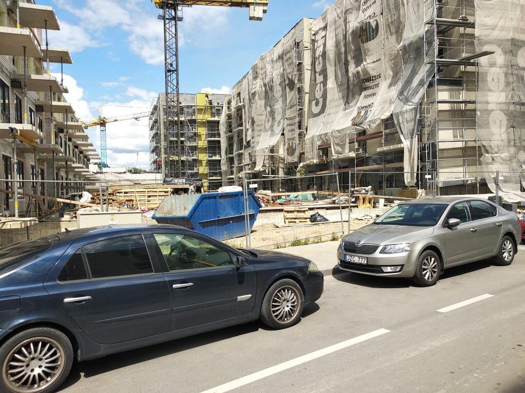 Ozo kvartetas (Jurgio Lebedžio g. 9) - Multi apartment - construction photos