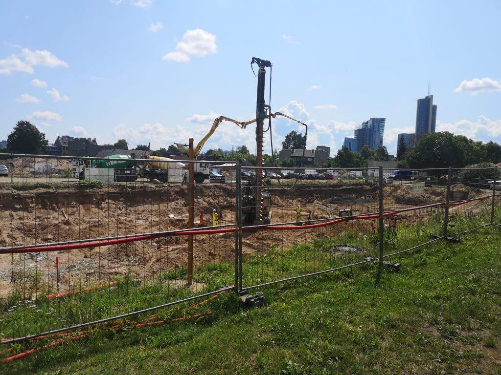 Kernavės aveniu (Kernavės g. 4) - Multi apartment - construction photos