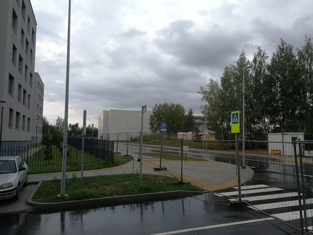 Stovėjimo aikštelė Karaliaučiaus g. (Karaliaučiaus g. 26) - Parking facility - construction photos