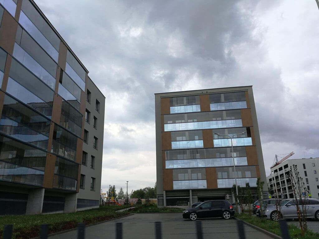 Martyno namai (M. Mažvydo g.) - Multi apartment - construction photos