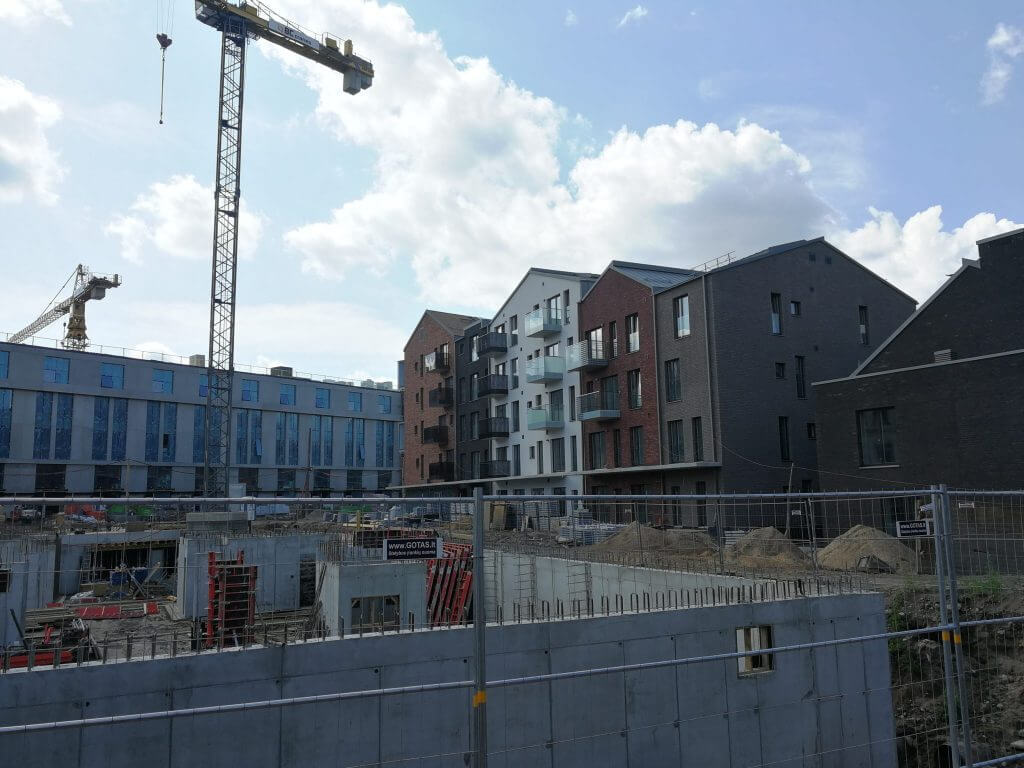 PAUPYS 3 etapas (Aukštaičių g. 12) - Multi apartment - construction photos