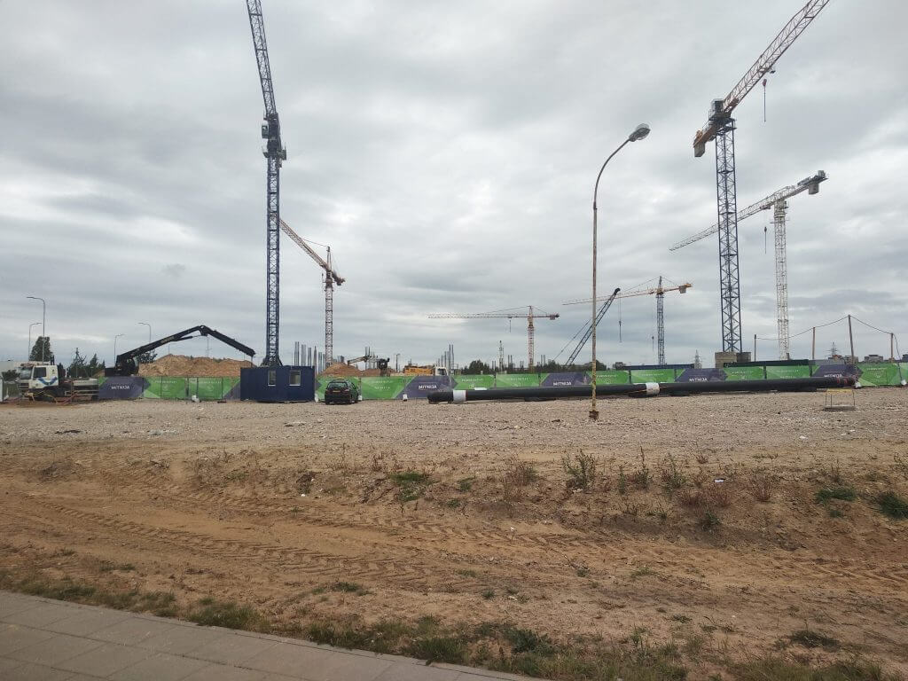 Vilnius OUTLET (Vytauto Pociūno g. 8) - Shopping center - construction photos