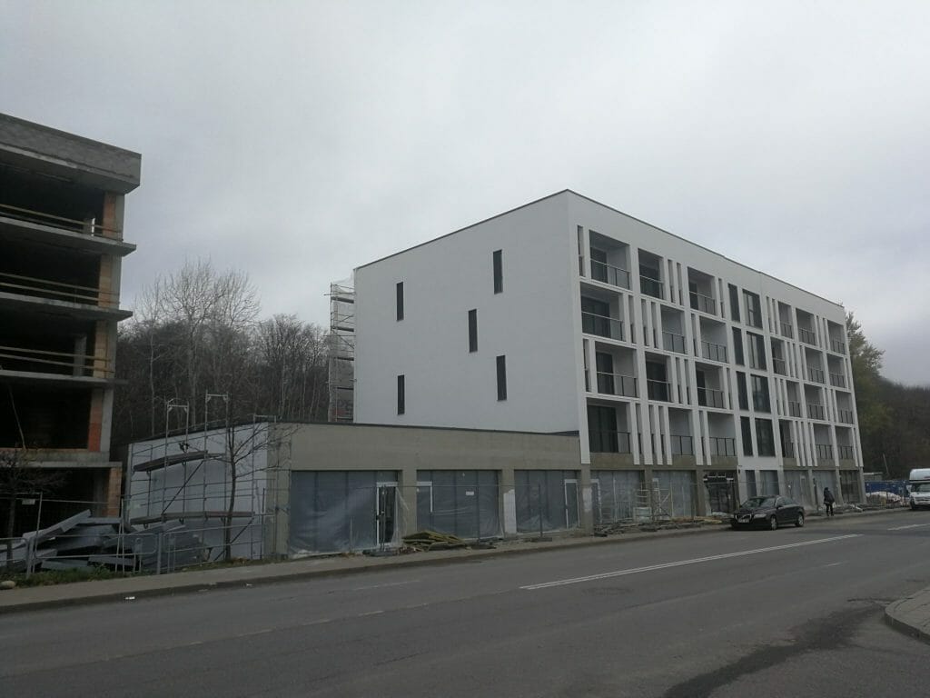 Ozo svečių namai (Jeronimo Ralio g. 6) - Viesnīca - būvdarbu attēli
