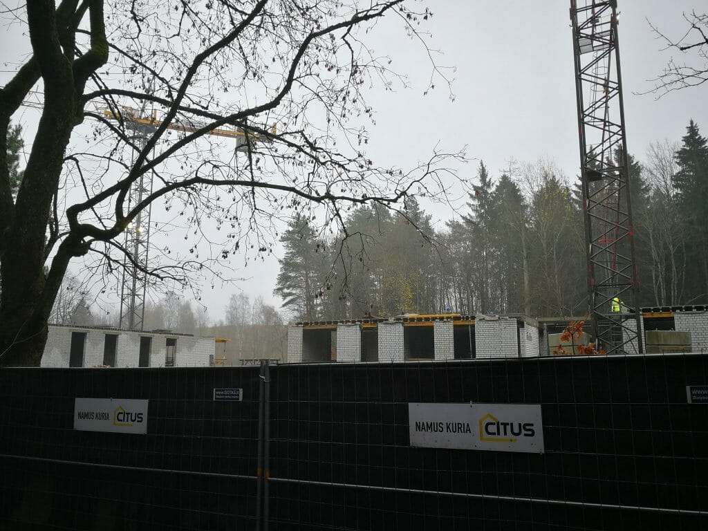 Miško ardai 1 etapas (Burbiškių g. 6) - Multi apartment - construction photos