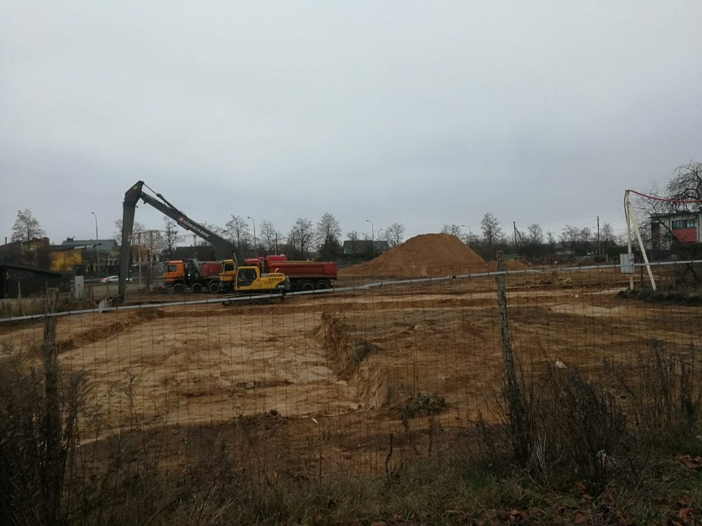 G12 (Šeškinės Sodų g. 12) - Office center - construction photos