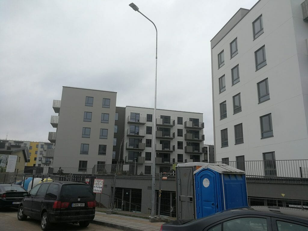 Linkmenų ežerai 3 etapas (Linkmenų g. 58) - Multi apartment - construction photos