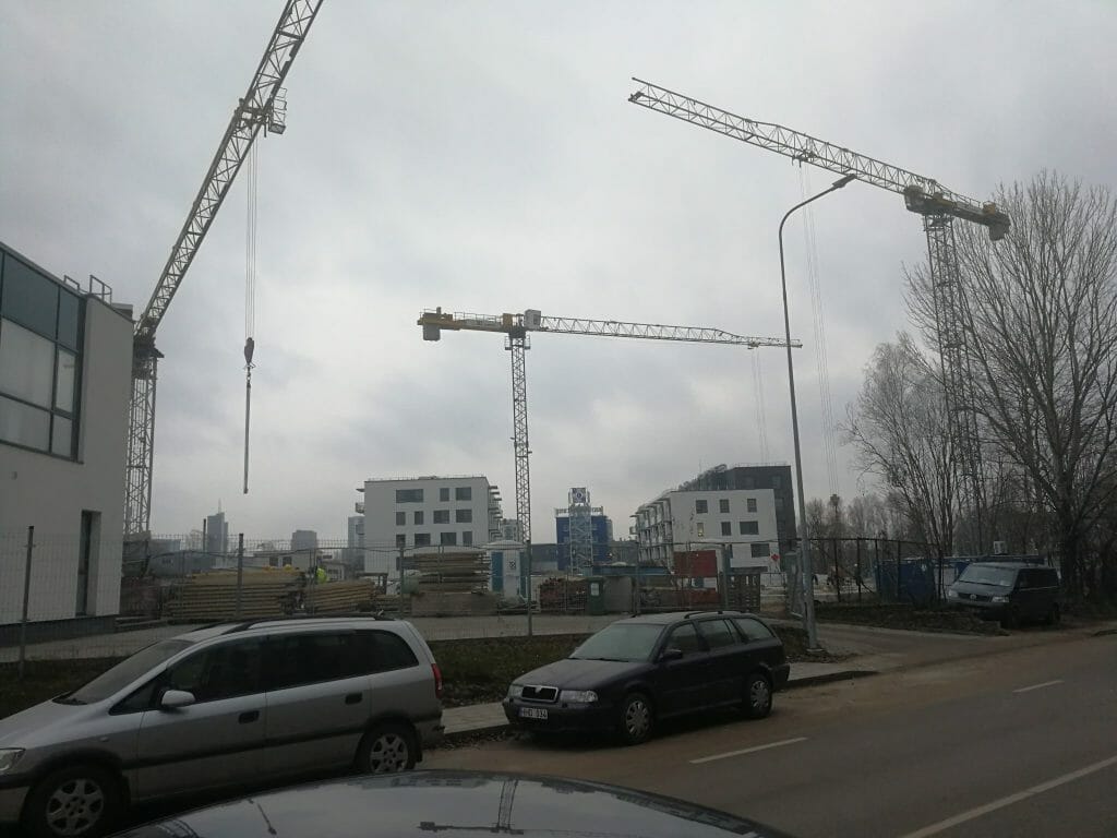 Paparčių namai 2 etapas (Utenos g. 41A) - Daugiabutis - statybų nuotraukos