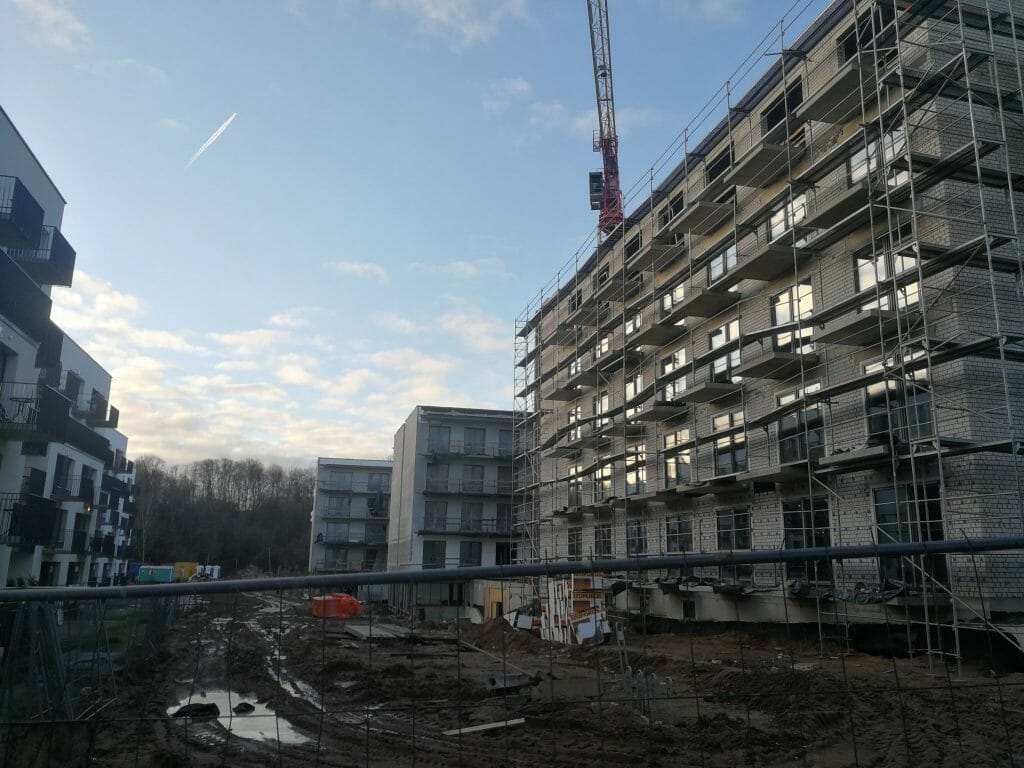 Liv_in Vilnius Ozas (Vito Gerulaičio g. 4) - Co-living - construction photos