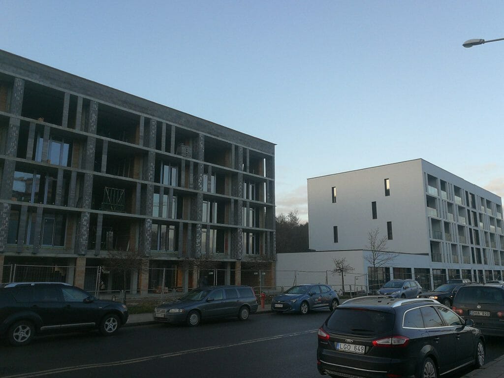 Ozo svečių namai (Jeronimo Ralio g. 6) - Viesnīca - būvdarbu attēli