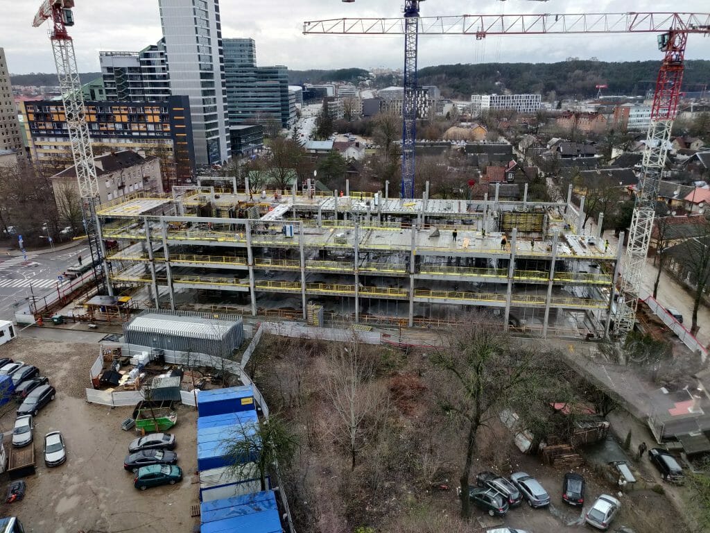 Lvivo (Lvivo g. 37) - Office center - construction photos