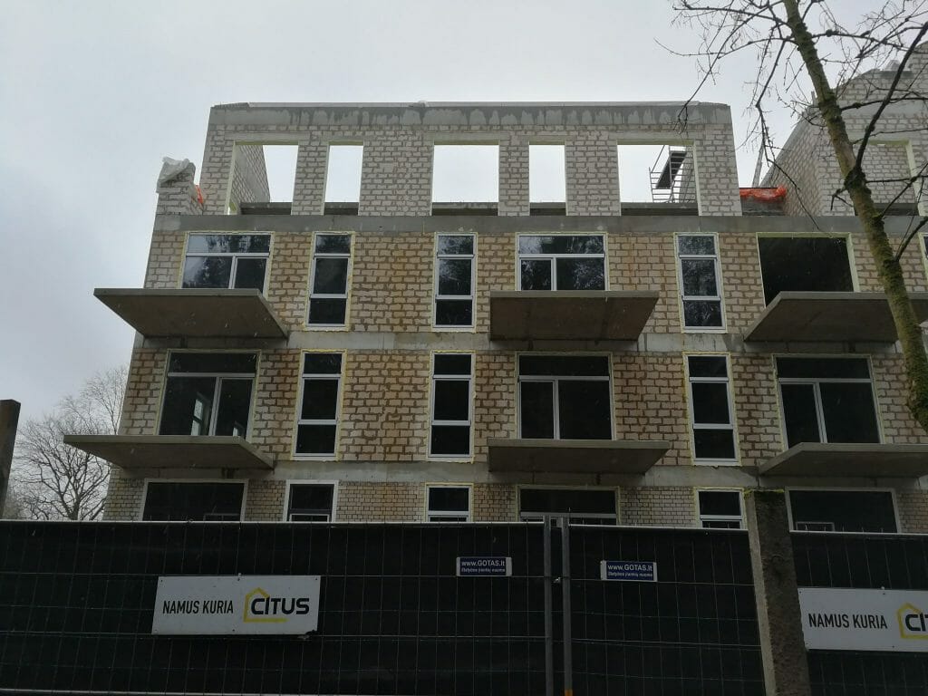 Miško ardai 1 etapas (Burbiškių g. 6) - Multi apartment - construction photos