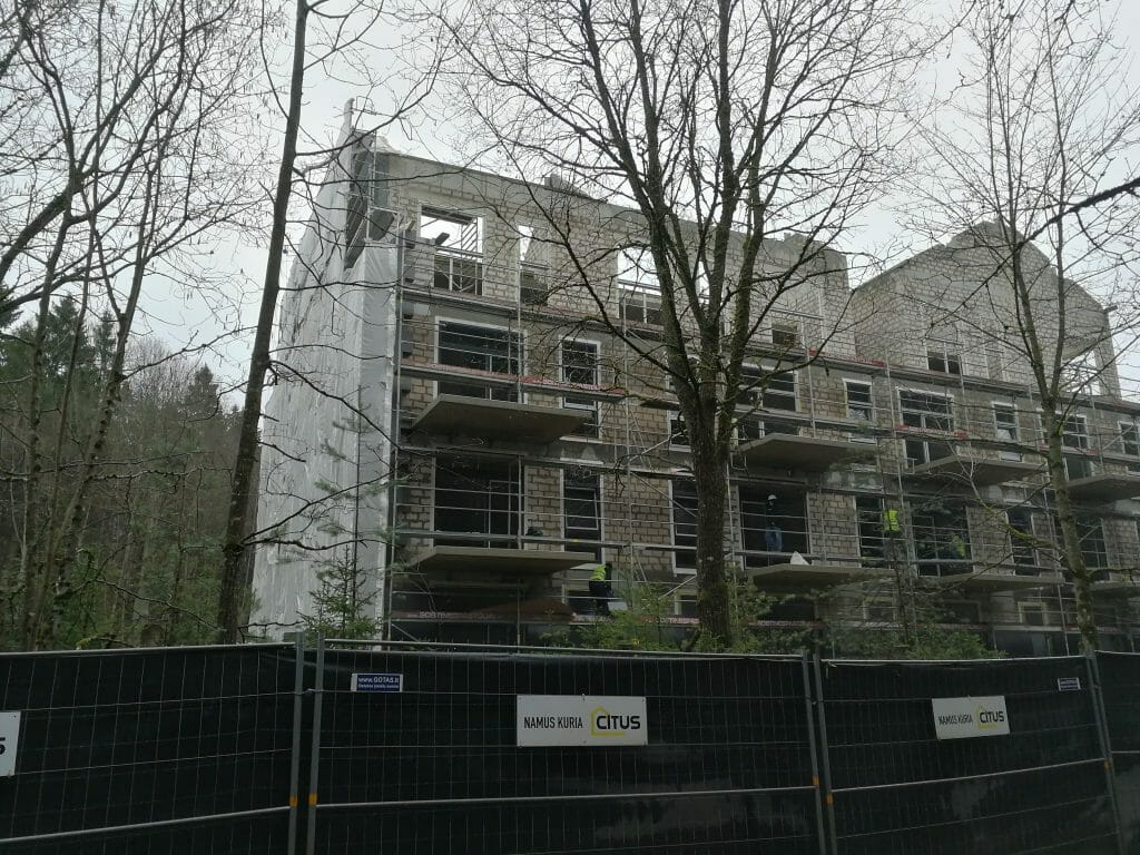 Miško ardai 1 etapas (Burbiškių g. 6) - Multi apartment - construction photos