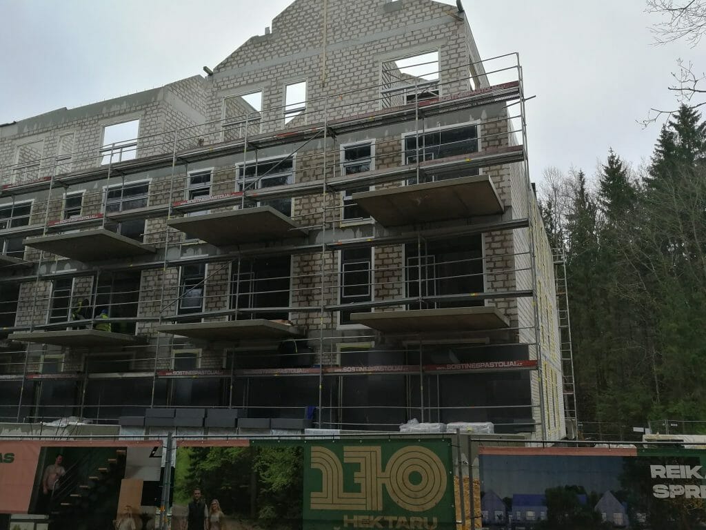Miško ardai 1 etapas (Burbiškių g. 6) - Multi apartment - construction photos