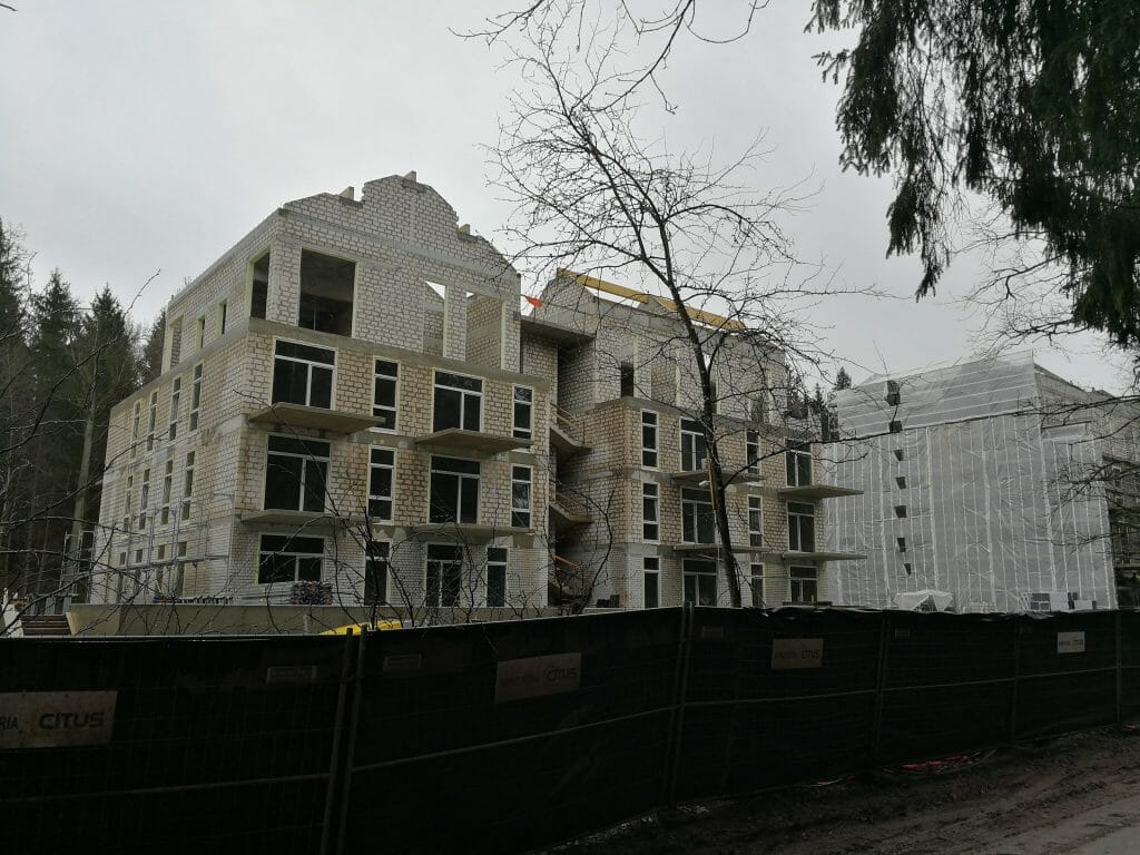 Miško ardai 1 etapas (Burbiškių g. 6) - Multi apartment - construction photos