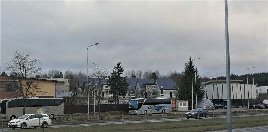 Šeškinės Ozo namai (Šeškinės sodų g. 19, 19A, 21, 21A, 23, 23A) - Row housing - construction photos