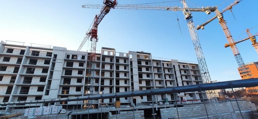 K17 (Kernavės g. 15, 17) - Multi apartment - construction photos