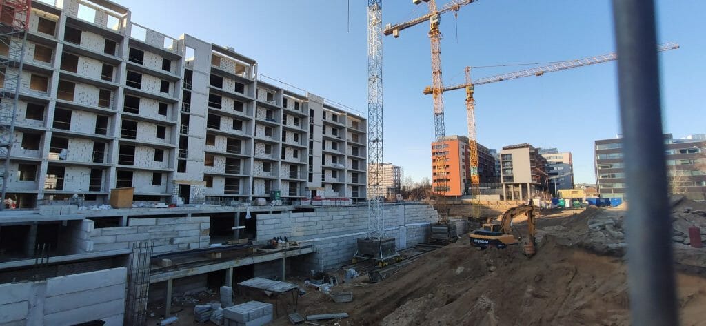 K17 (Kernavės g. 15, 17) - Multi apartment - construction photos