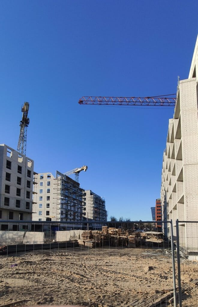 Kernavės aveniu (Kernavės g. 4) - Multi apartment - construction photos