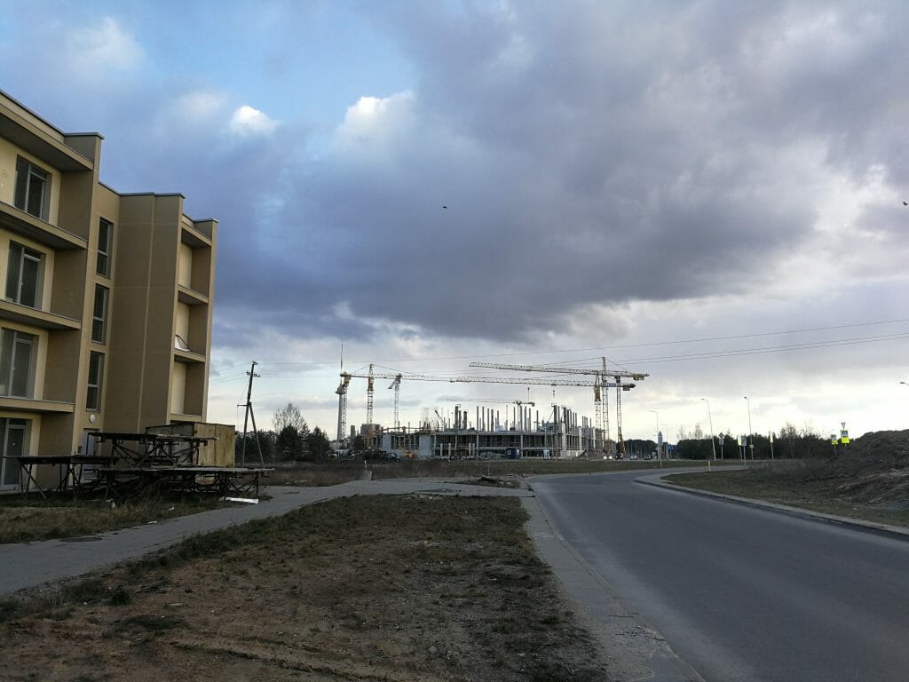 Vilnius OUTLET (Vytauto Pociūno g. 8) - Shopping center - construction photos