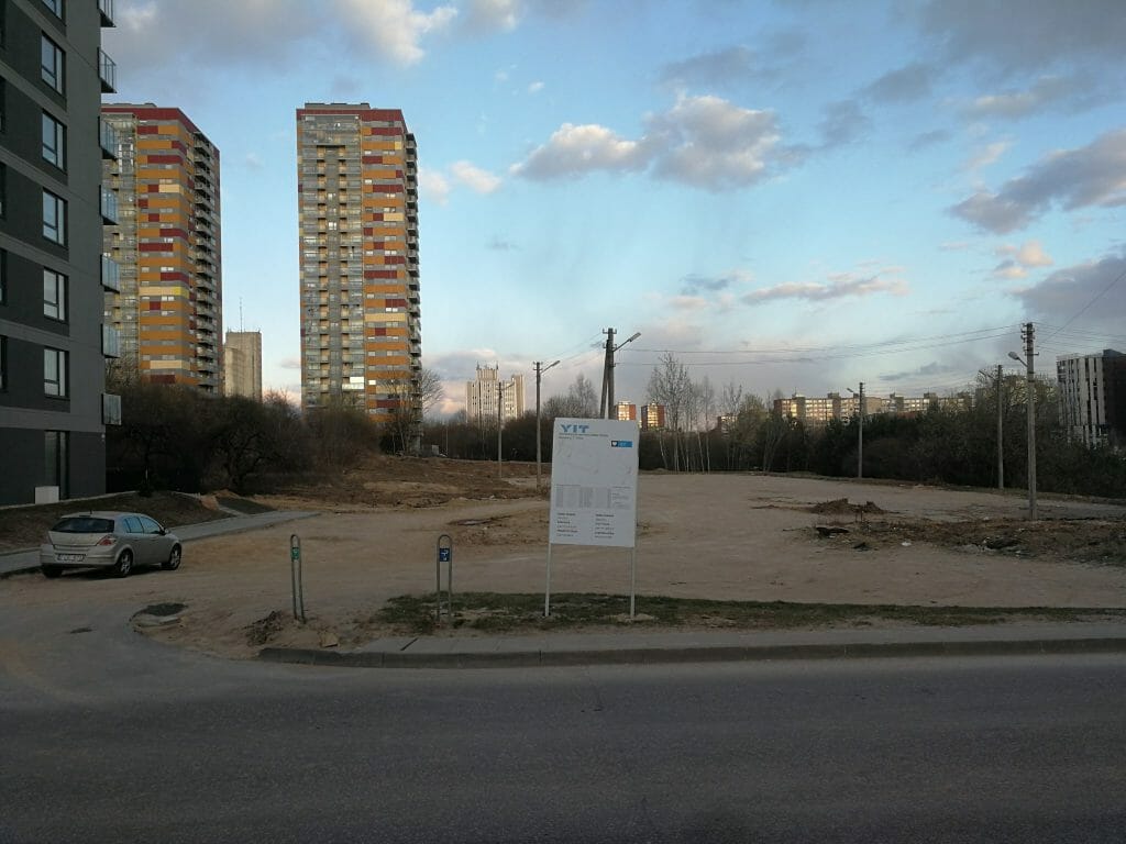 Sky Office (Spaudos g. 7) - Office center - construction photos