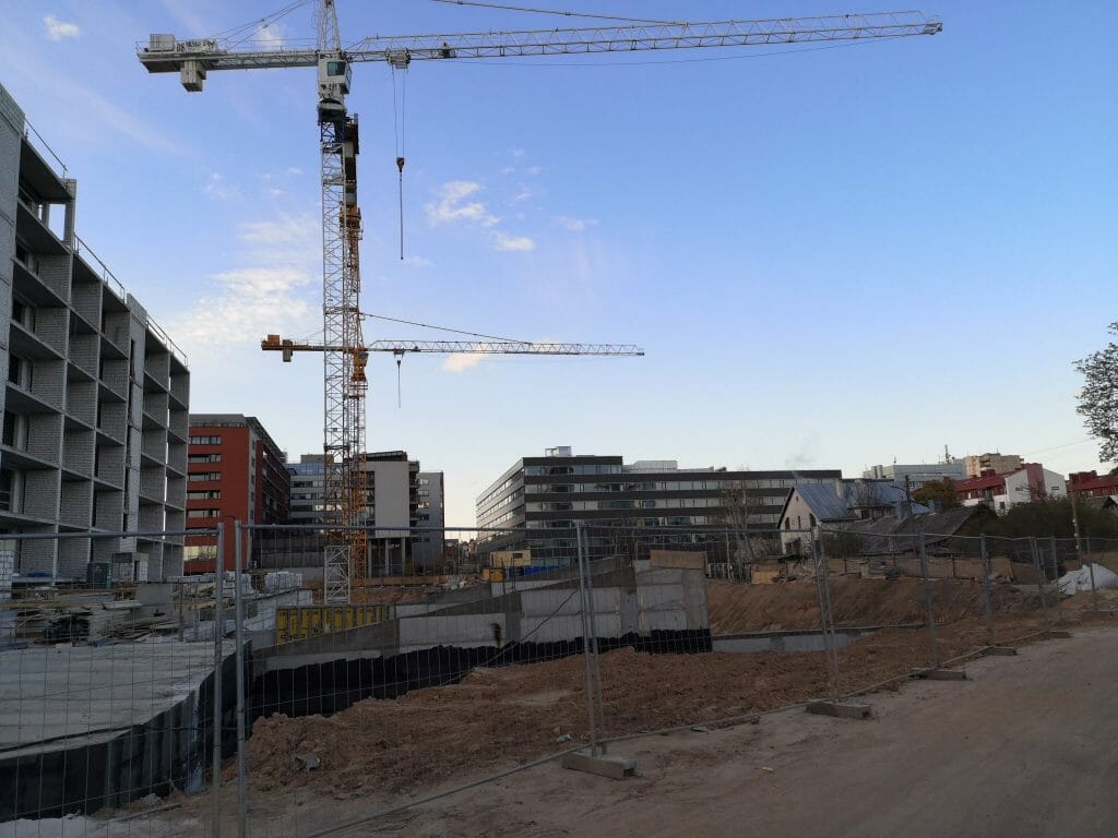 K17 (Kernavės g. 15, 17) - Multi apartment - construction photos