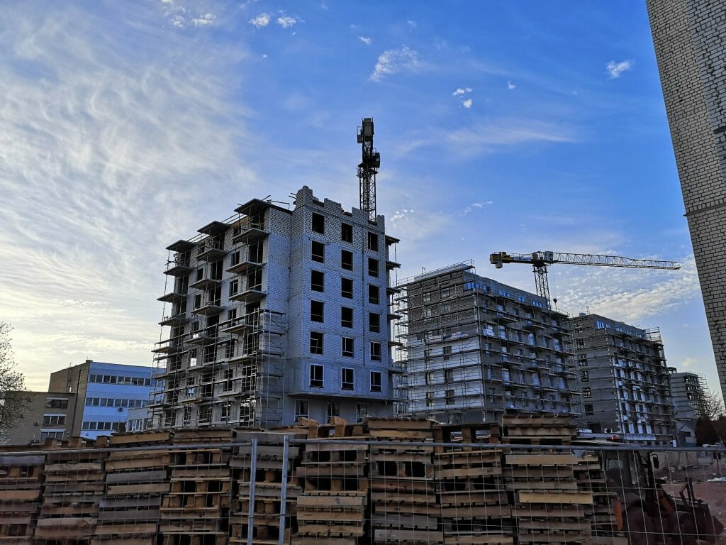 Kernavės aveniu (Kernavės g. 4) - Multi apartment - construction photos