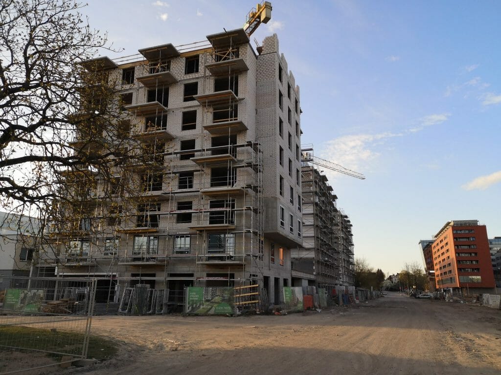 Kernavės aveniu (Kernavės g. 4) - Multi apartment - construction photos
