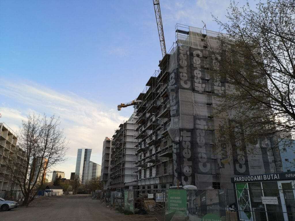 Kernavės aveniu (Kernavės g. 4) - Multi apartment - construction photos