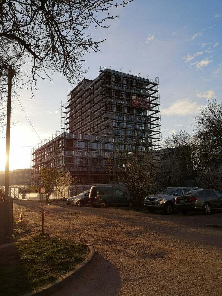 Žalgirio 94 (Žalgirio g. 94) - Office center - construction photos