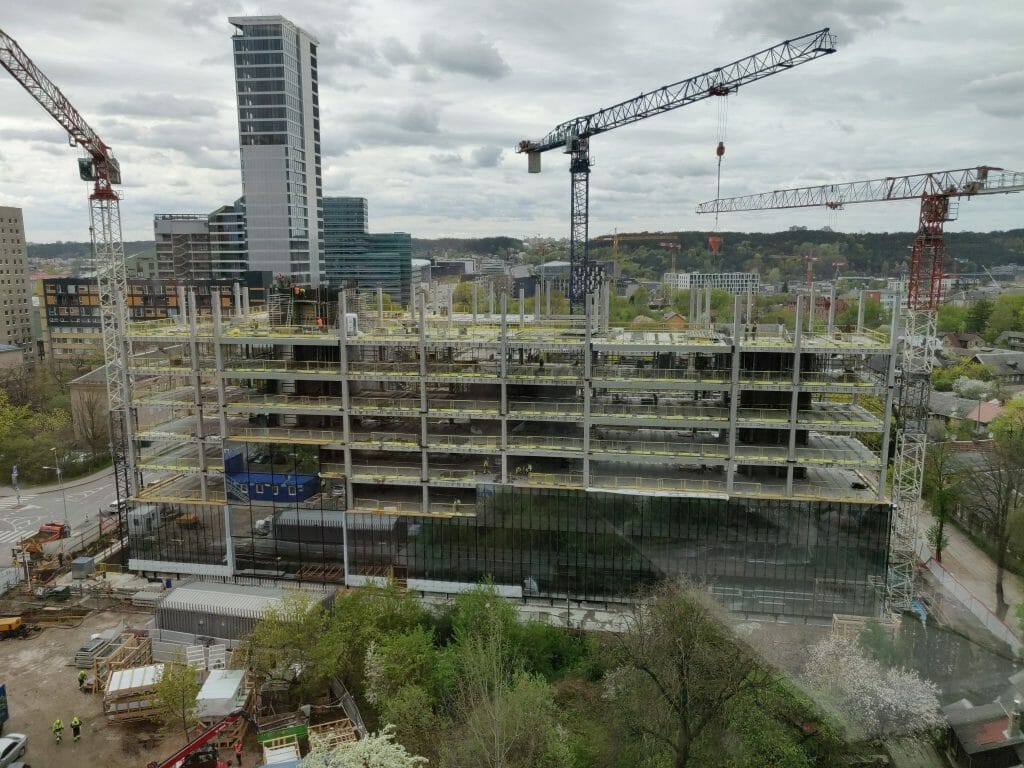 Lvivo (Lvivo g. 37) - Office center - construction photos