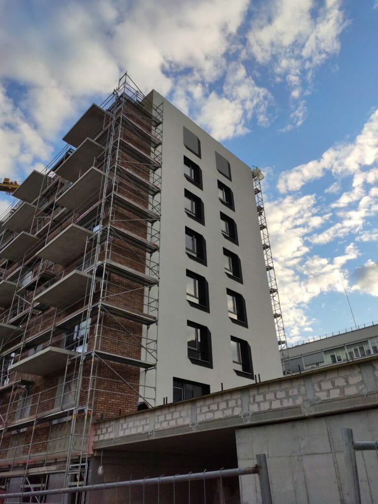 Kernavės aveniu (Kernavės g. 4) - Multi apartment - construction photos