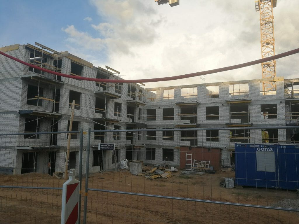 Ozo sodai (Šeškinės Sodų g. 12) - Daugiabutis - statybų nuotraukos