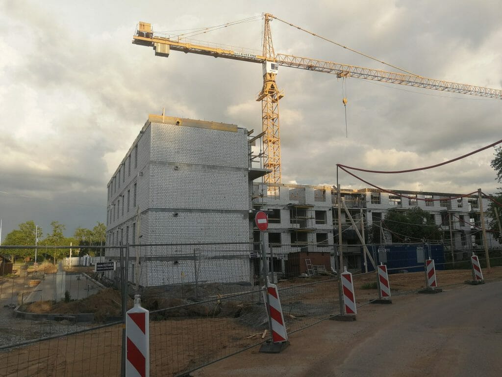 Ozo sodai (Šeškinės Sodų g. 12) - Daugiabutis - statybų nuotraukos