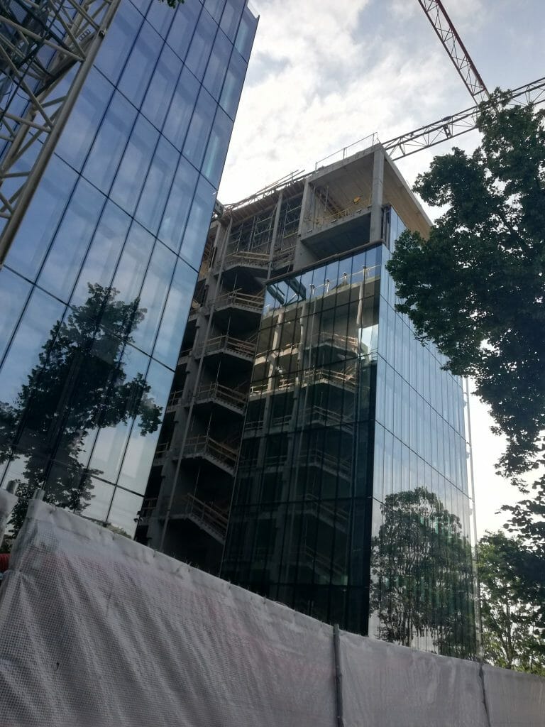 Lvivo (Lvivo g. 37) - Office center - construction photos