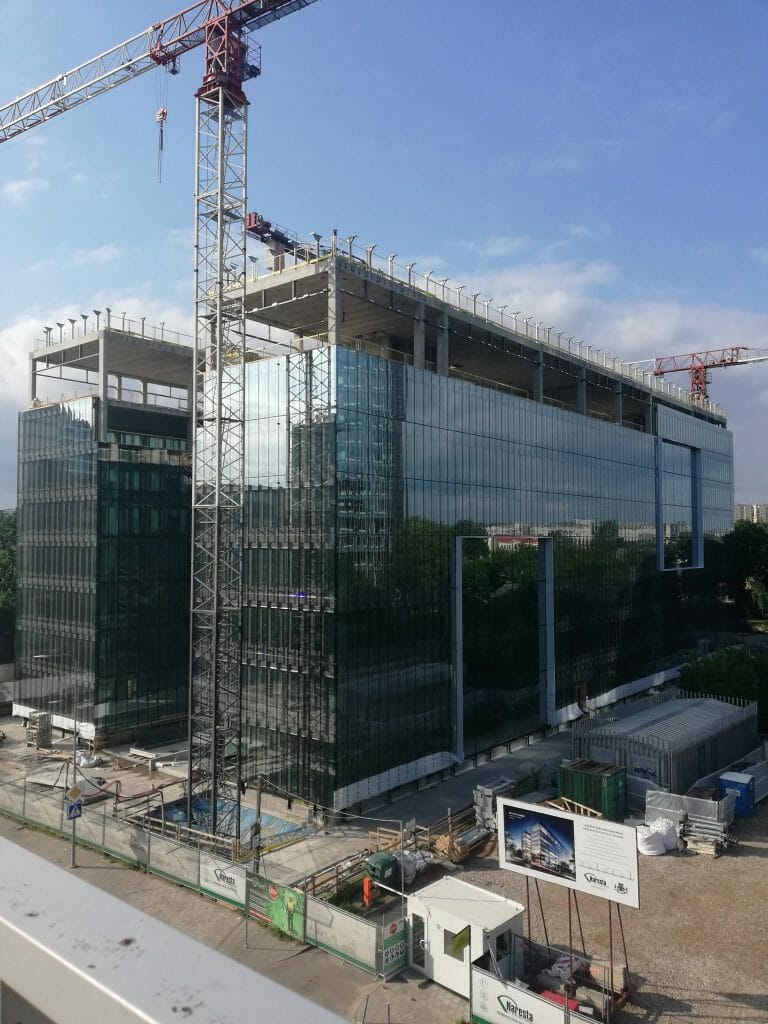 Lvivo (Lvivo g. 37) - Office center - construction photos