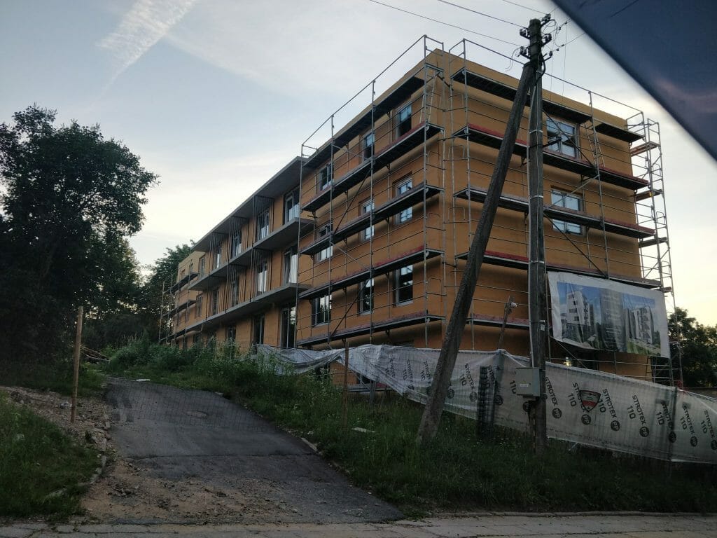 Pa Nauja (Panevėžio g. 23) - Multi apartment - construction photos