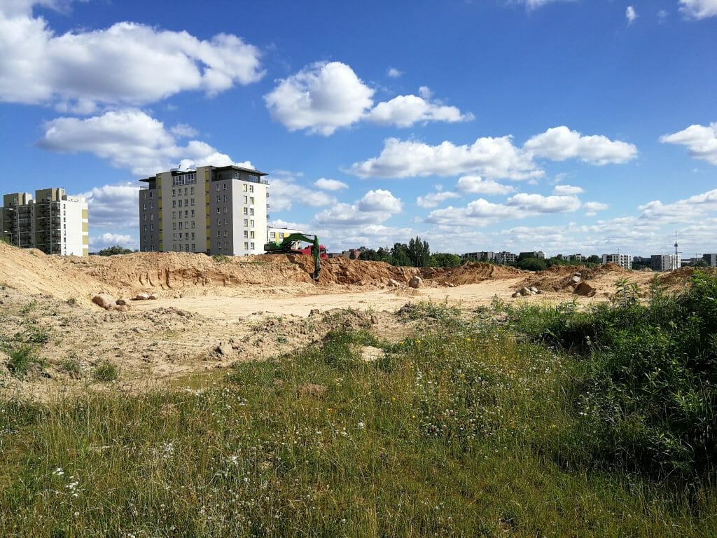 Pašilaičiai PC (Pavilnionių g. 55) - Tirdzniecības centrs - būvdarbu attēli