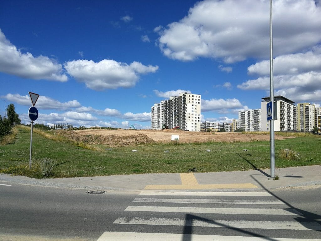 Pašilaičiai PC (Pavilnionių g. 55) - Tirdzniecības centrs - būvdarbu attēli