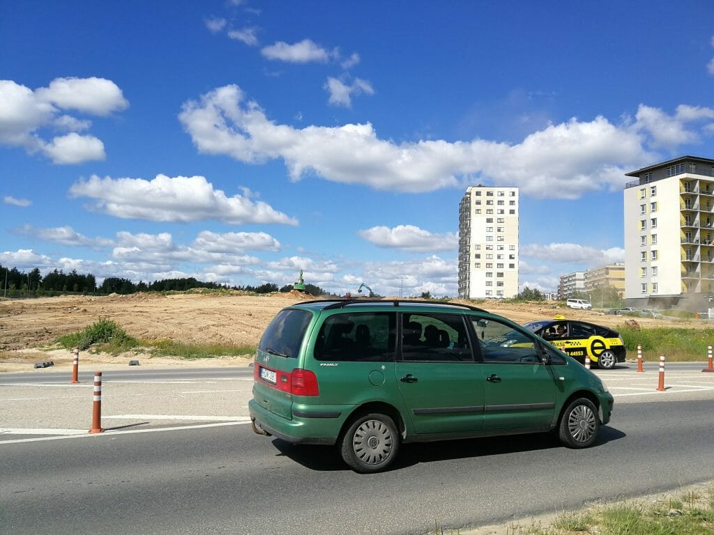 Pašilaičiai PC (Pavilnionių g. 55) - Tirdzniecības centrs - būvdarbu attēli