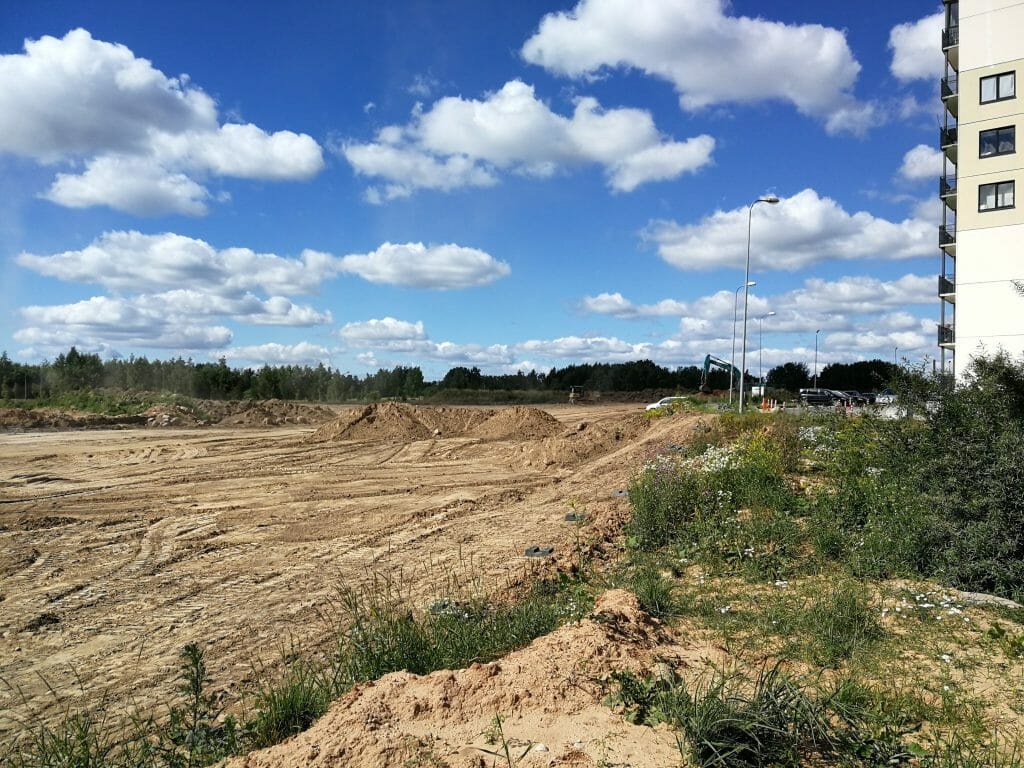 Pašilaičiai PC (Pavilnionių g. 55) - Tirdzniecības centrs - būvdarbu attēli