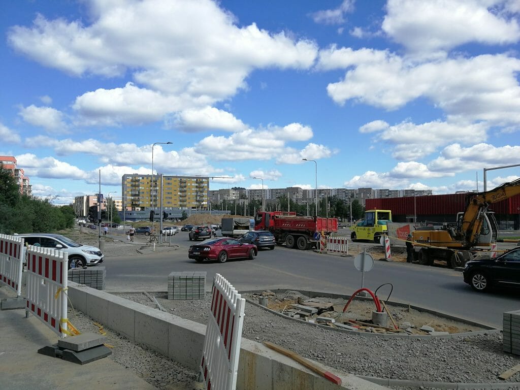 Rimi Pavilnionių g. (Pavilnionių g. 22) - Pārtikas veikals - būvdarbu attēli